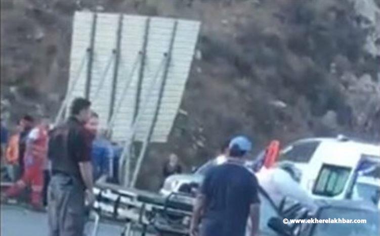 بالفيديو: حادث سير مروع على اوتوستراد البالما باتجاه طرابلس