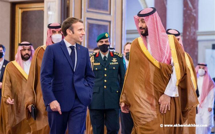 ماكرون يعلن من السعودية عن مبادرة لحل الازمة بين الرياض وبيروت