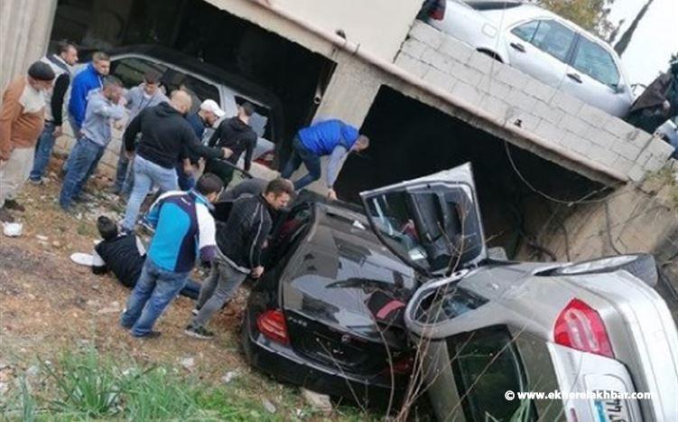 ثلاثة جرحى في حادث سير على طريق الضنية ـ طرابلس