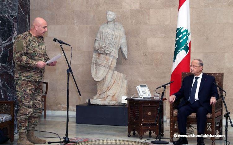 قائد الجيش : المسّ بمعنويات العسكريين غير مسموح اطلاقاً