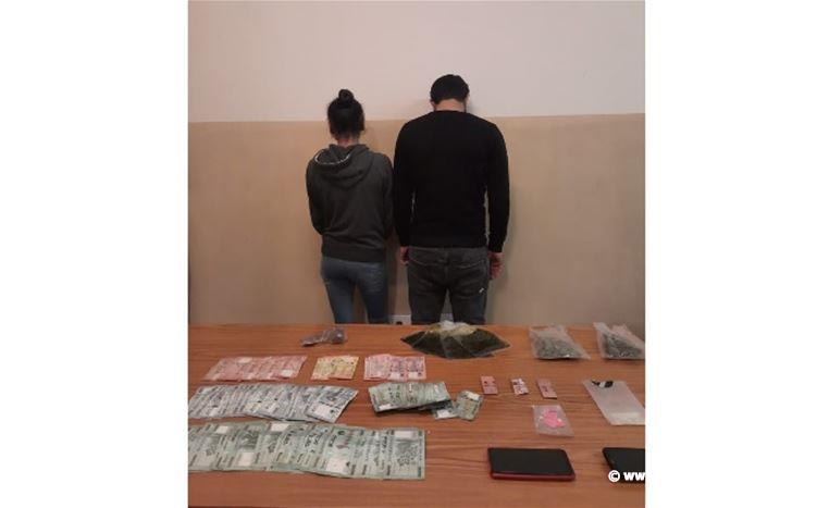 توقيف مروج ومروجة مخدرات ينشطان في طرابلس