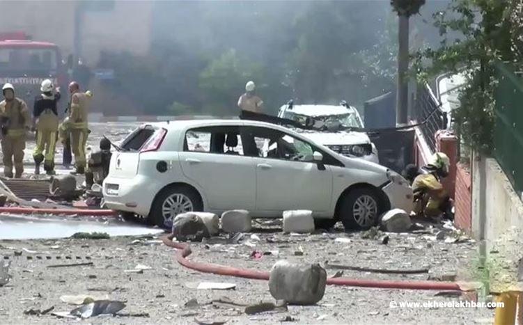قتلى وجرحى بانفجار ضخم داخل مصنع في اسطنبول