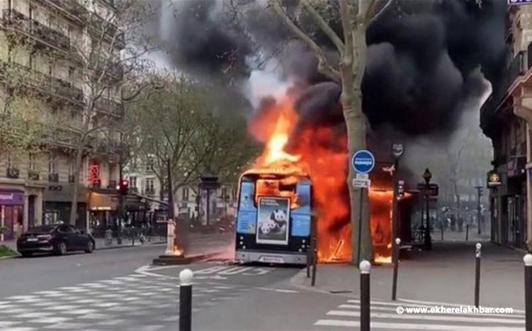 توقف استخدام حافلات &quot;بولور إس ايه&quot; الكهربائية في باريس بعد اندلاع حريق ثان