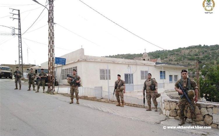 بالصور.. الجيش يستكمل انتشاره في مختلف المناطق اللبنانية‎