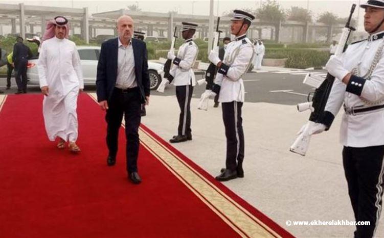وصول وزير الداخلية بسام مولوي الى قطر