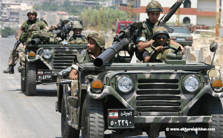 الجيش: عمليات الدهم مستمرة في الشراونة