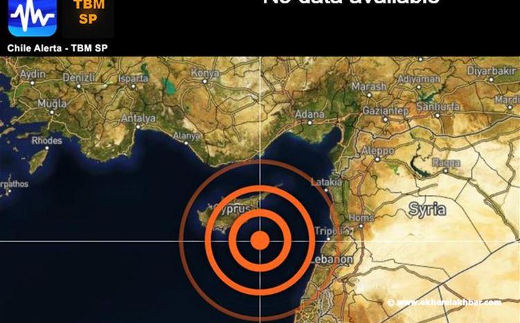 هزة ارضية فجر اليوم