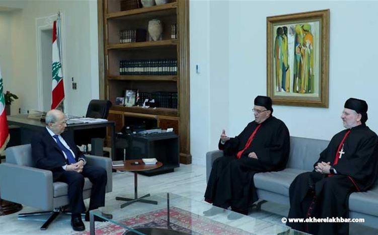 عون يطّلع من الحاج على ملابسات حادثة توقيفه