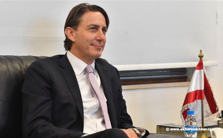 هوكشتاين في بيروت يحمل طرحاً جديداً لترسيم حدود الغاز