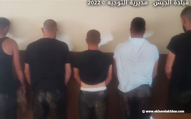 الجيش اللبناني: عمليات دهم وتوقيف أشخاص في بلدتي حورتعلا و تعلبايا