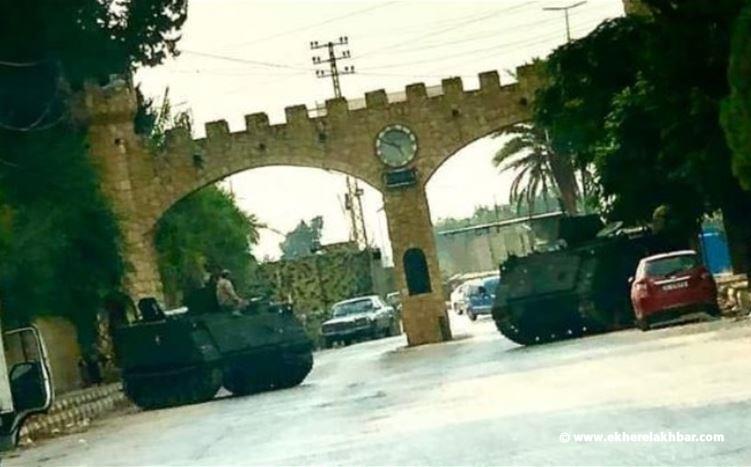 الجيش يضرب طوقا أمنيا حول معمل دير عمار تحسبا لأعمال شغب