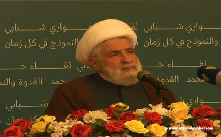 قاسم أعلن رفض &quot;حزب الله&quot; رفع تسعيرة الكهرباء قبل زيادة التغذية