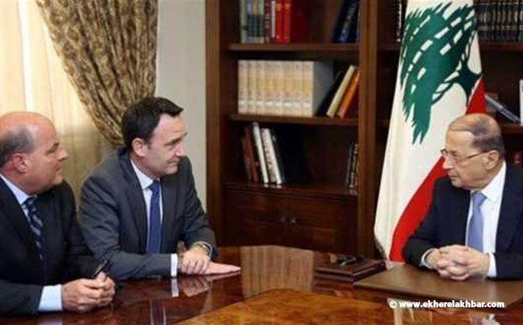 عون: لبدء التنقيب سريعاً.... وتوتال: سنستقدم منصة الحفر مطلع 2023