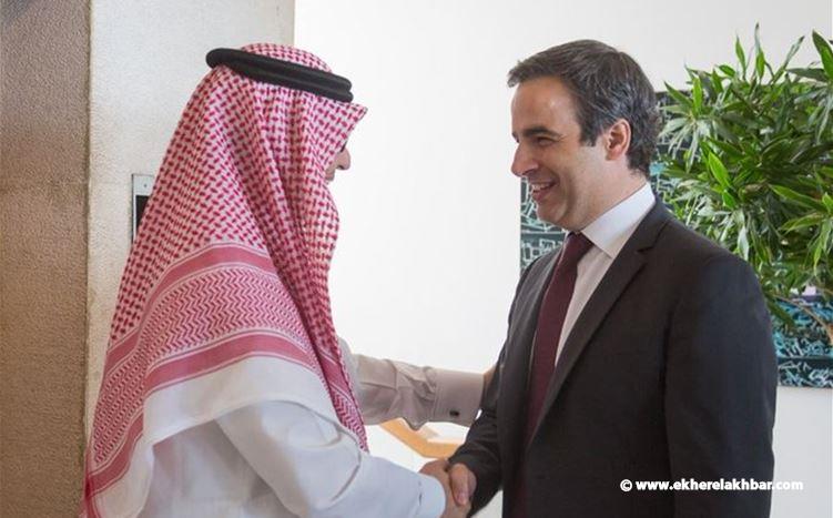 النائب ميشال معوض يستقبل السفير السعودي