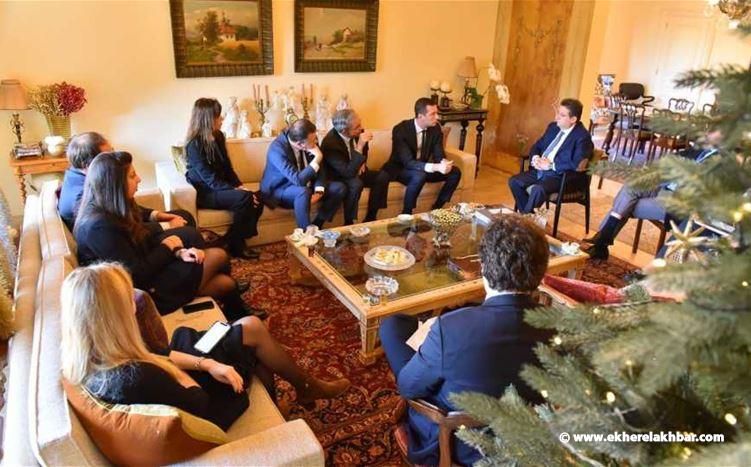 كنعان استعرض الوضع اللبناني مع وفد البرلمان الأوروبي