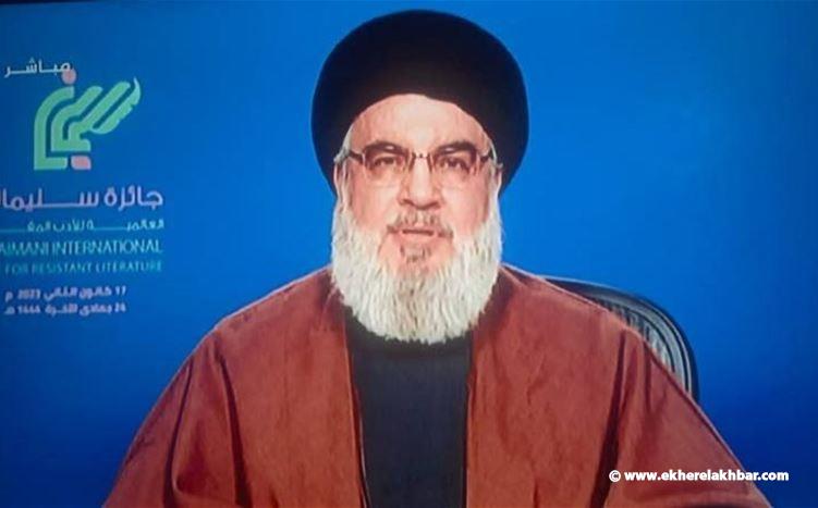نصر الله : جلسة مجلس الوزراء  ليس تحديًا لأحد لا في حضورنا ولا في انسحابنا