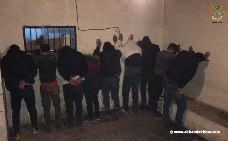 الجيش: توقيف 9 أشخاص في حورتعلا بعمليات الدهم