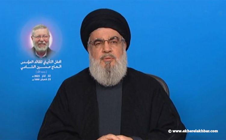 نصر الله للإسرائيلي: &quot;روح بلّط البحر&quot;!  المقاومة ستردُّ على أي اعتداء في لبنان