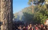 احتجاجات والقاء القنابل المسيلة للدموع في محيط ⁧‫سفارة‬⁩ ⁧‫أذربيجان‬⁩ في ⁧‫لبنان‬⁩