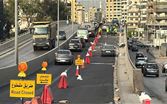 أعمال صيانة على جسر صفير والطريق مفتوح على مسرب واحد