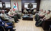 قائد الجيش بحث والجنرال كليرفيلد في مراحل تطبيق اتفاق وقف الأعمال العدائية