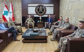 قائد الجيش استقبل نائب رئيس أركان القوات البرية الفرنسية
