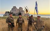 بالصور: مراسم تسليم قيادة لواء غولاني في قلعة الشقيف!