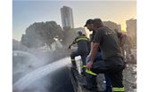 الدفاع المدني اللبناني ينهي عمليات إخماد حريق الدكوانة