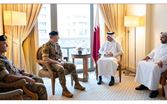 رئيس مجلس الوزراء القطري استقبل هيكل واكد استمرار الدعم للجيش