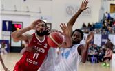 فوز منتخب لبنان لكرة السلة على منتخب الصومال وقد تأهل الى نهائي البطولة.